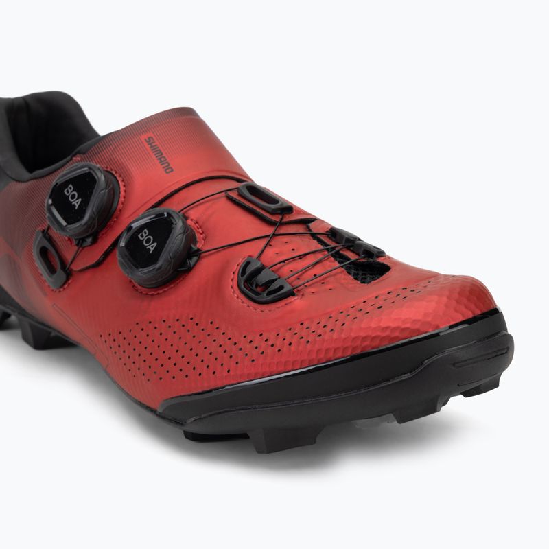 Pánska MTB cyklistická obuv Shimano SH-XC702 červená 7