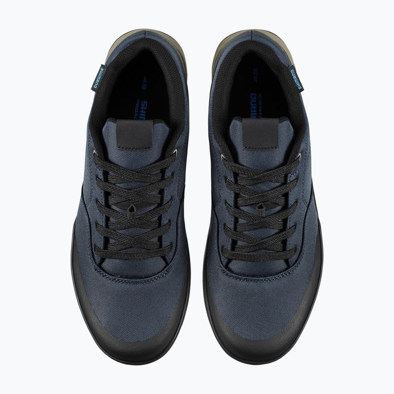 Pánske cyklistické topánky na platforme Shimano SH-GF400 dark blue 11