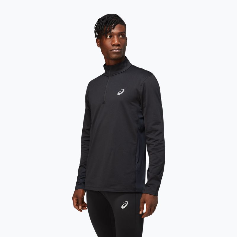 Pánska bežecká mikina ASICS Core 1/2 Zip Winter Top performance black 2