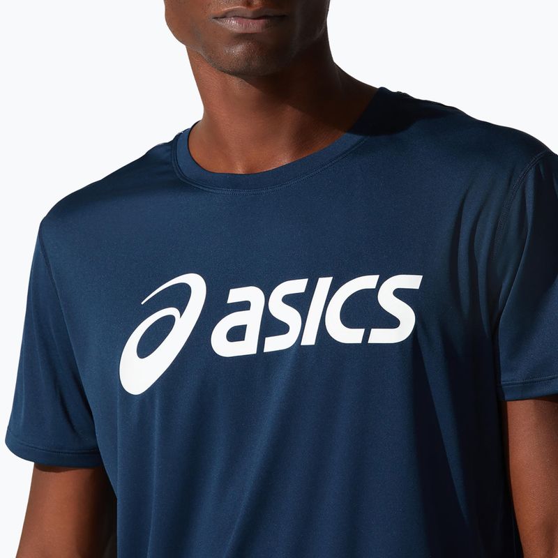 Pánske bežecké tričko ASICS Core Top francúzska modrá/brilantná biela 4