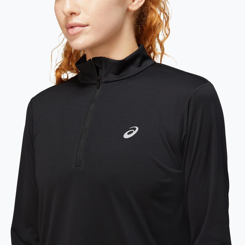 Dámske bežecké tričko ASICS Core 1/2 Zip Top performance black 5