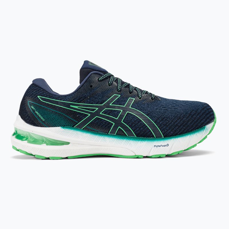 Pánska bežecká obuv  ASICS Gt-2000 10 deep ocean/new leaf 2