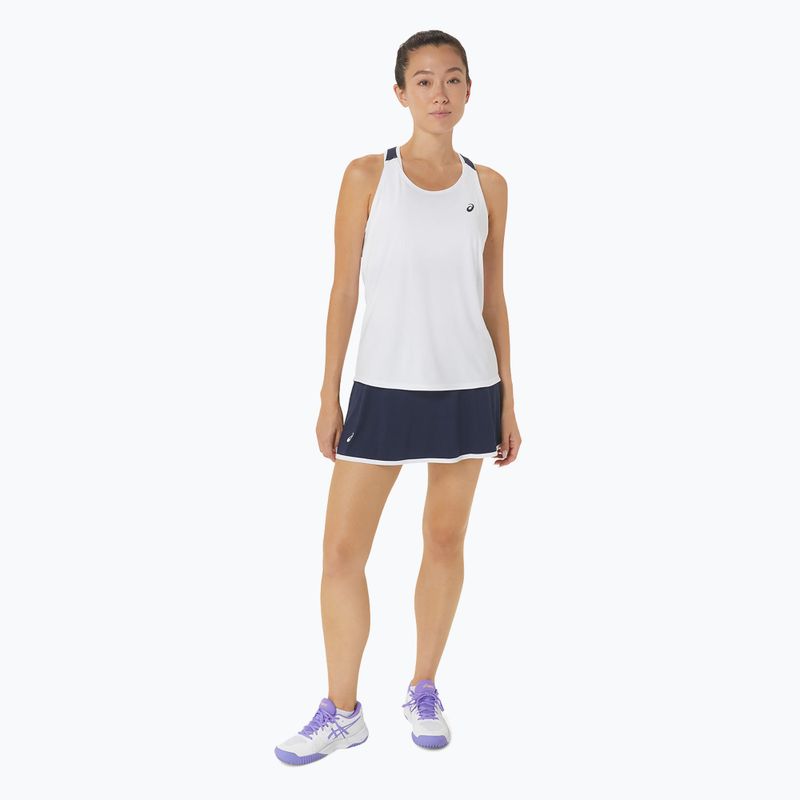 Dámske tielko ASICS Court Tennis Tank brilant white/midnight 2