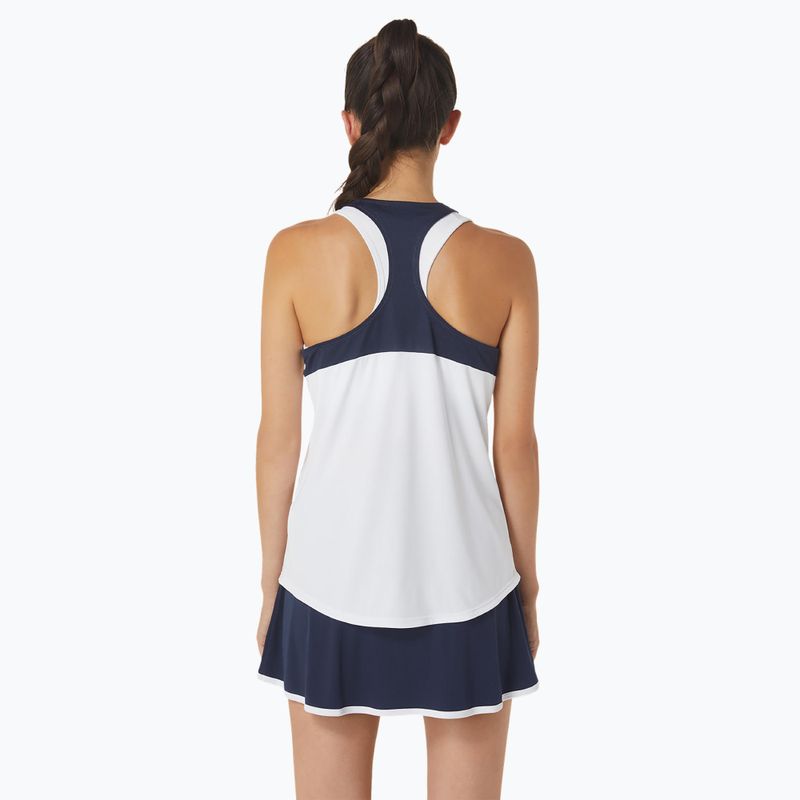 Dámske tielko ASICS Court Tennis Tank brilant white/midnight 3