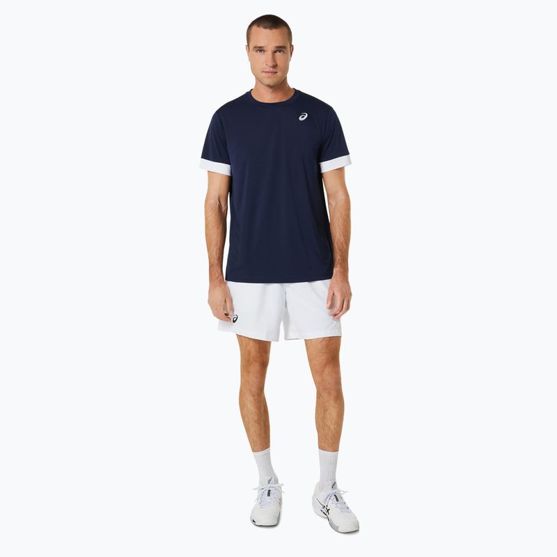 Pánske tenisové tričko ASICS Court SS Top midnight/brilliant white 2