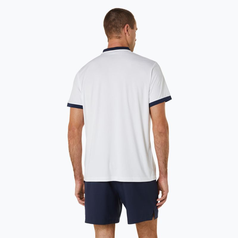 Pánske tričko ASICS Court Polo brilant white/midnight 3