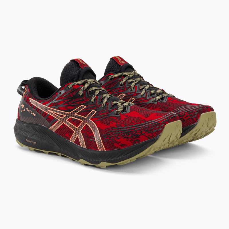 Pánska bežecká obuv ASICS Fuji Lite 3 electric red/black 4
