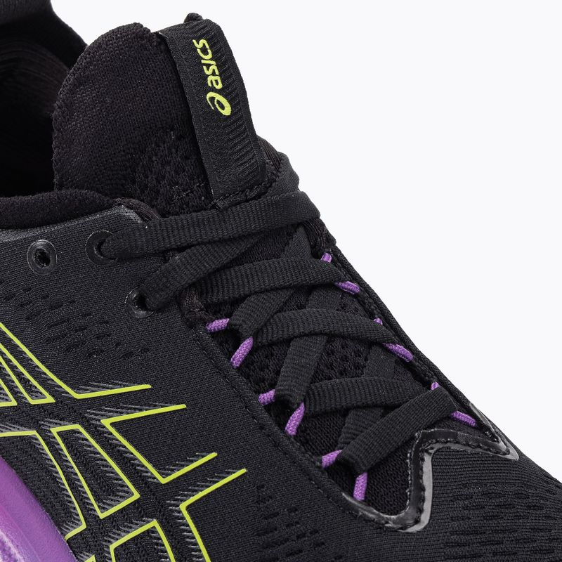 ASICS Gel-Nimbus 25 dámska bežecká obuv black/glow yellow 8