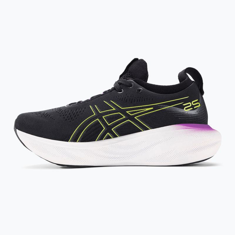 ASICS Gel-Nimbus 25 dámska bežecká obuv black/glow yellow 10