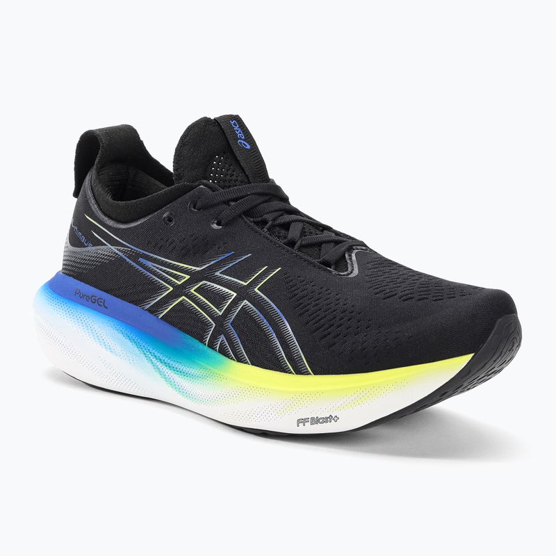 ASICS Gel-Nimbus 25 pánska bežecká obuv black/glow yellow