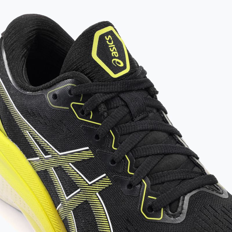 ASICS Gel-Kayano 30 pánska bežecká obuv black/glow yellow 8