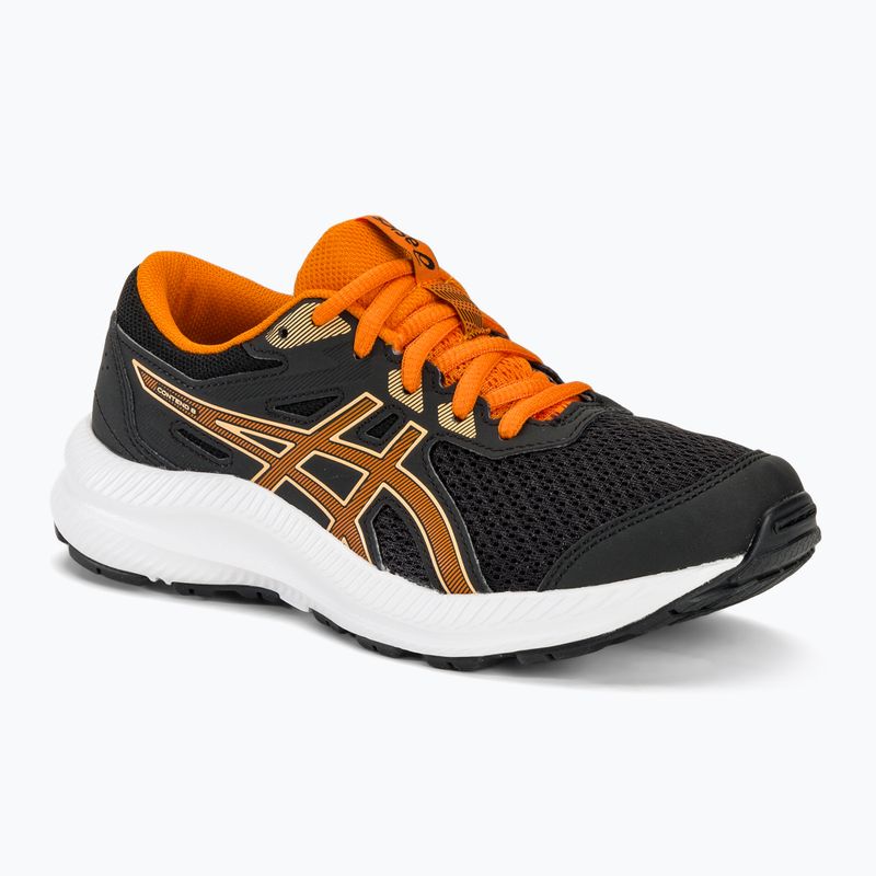 Detská bežecká obuv ASICS Contend 8 GS black/bright orange