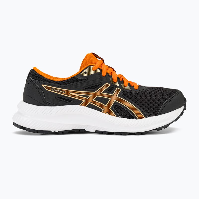 Detská bežecká obuv ASICS Contend 8 GS black/bright orange 2