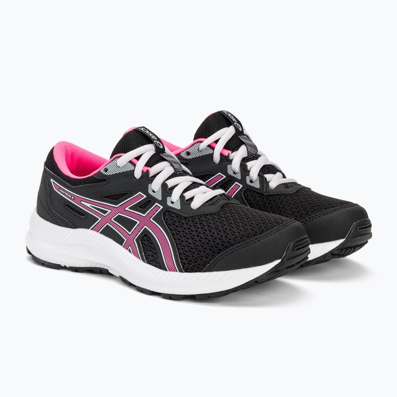 Detská bežecká obuv ASICS Contend 8 GS black/hot pink 5