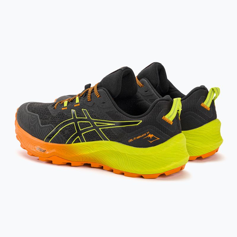ASICS Gel-Trabuco 11 pánska bežecká obuv black/neon lime 3