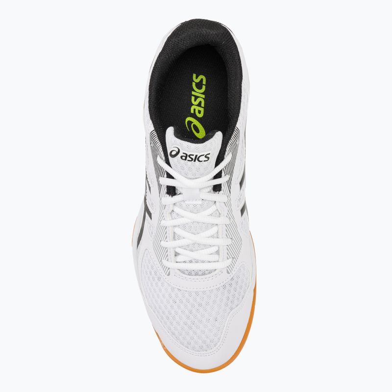 Pánska squashová obuv ASICS Upcourt 5 white / safety yellow 7