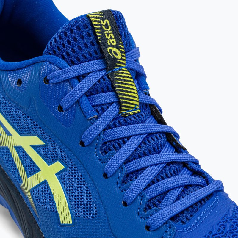 ASICS Netburner Ballistic FF 3 pánska volejbalová obuv illusion blue / glow yellow 10