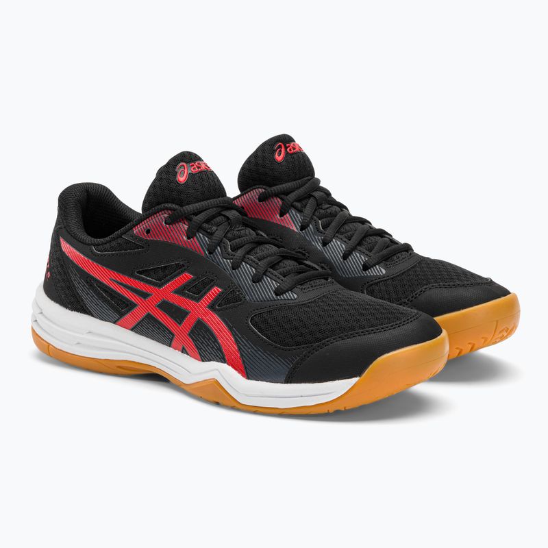 Pánska squashová obuv ASICS Upcourt 5 black / classic red 5