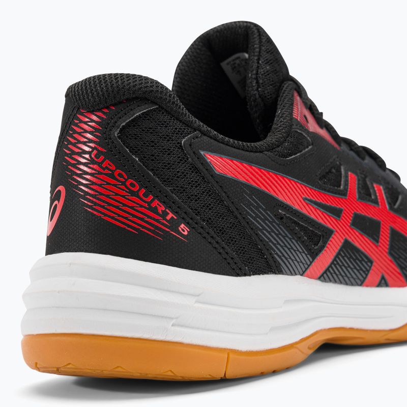 Pánska squashová obuv ASICS Upcourt 5 black / classic red 11