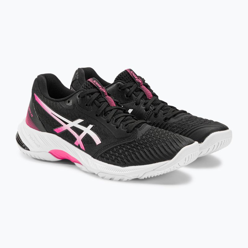 Dámska volejbalová obuv ASICS Netburner Ballistic FF 3 black / hot pink 5