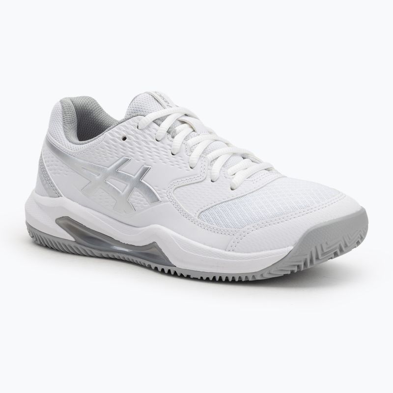 Dámske tenisové topánky ASICS Gel-Dedicate 8 Clay W white/pure silver