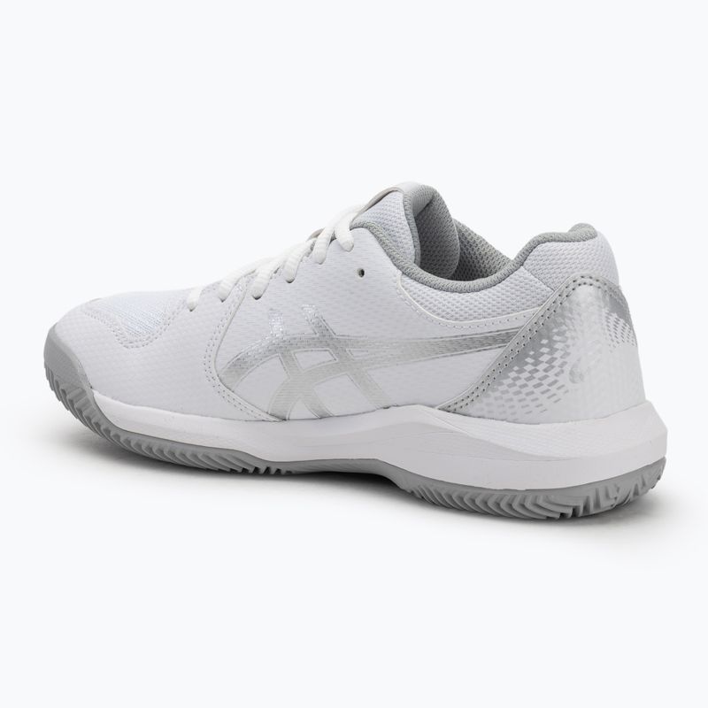 Dámske tenisové topánky ASICS Gel-Dedicate 8 Clay W white/pure silver 3