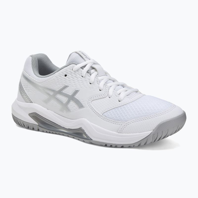 Dámske tenisové topánky ASICS Gel-Dedicate 8 W white/pure silver