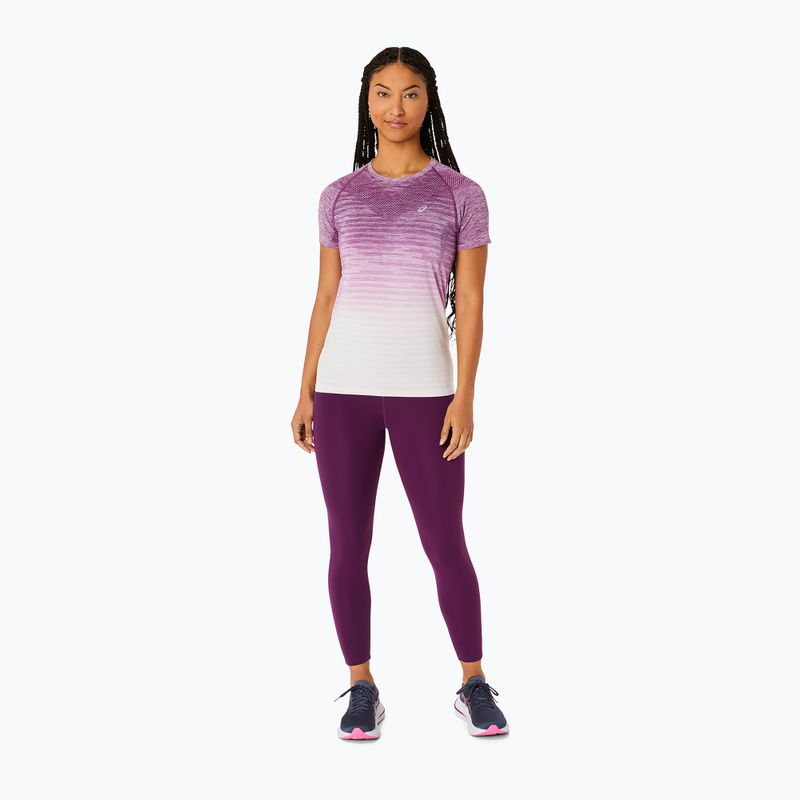 Dámske bežecké tričko ASICS Bezšvový top lila hint/deep mauve 2