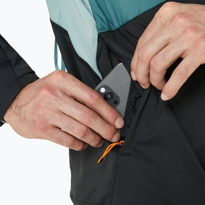 Pánska zimná bežecká bunda ASICS foggy teal/graphite grey 9