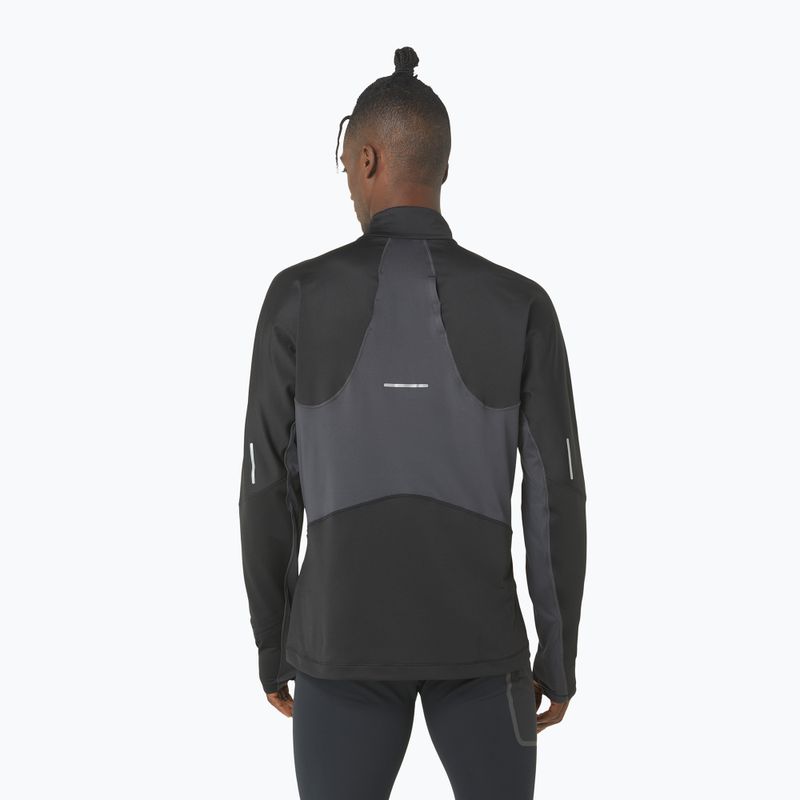 Pánska bežecká mikina ASICS Winter Run 1/2 Mid Layer performance black/graphite grey 3