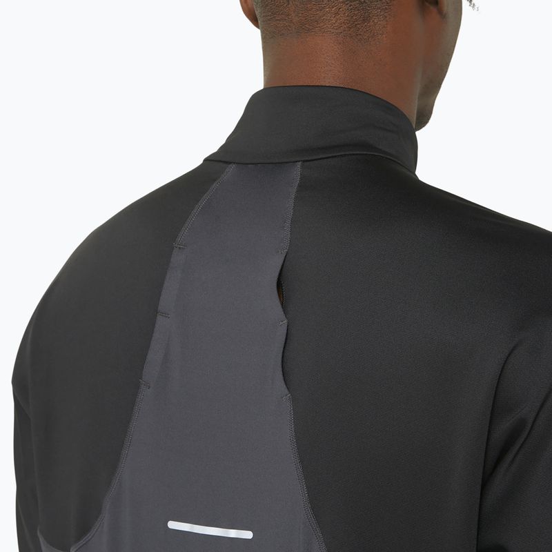 Pánska bežecká mikina ASICS Winter Run 1/2 Mid Layer performance black/graphite grey 7