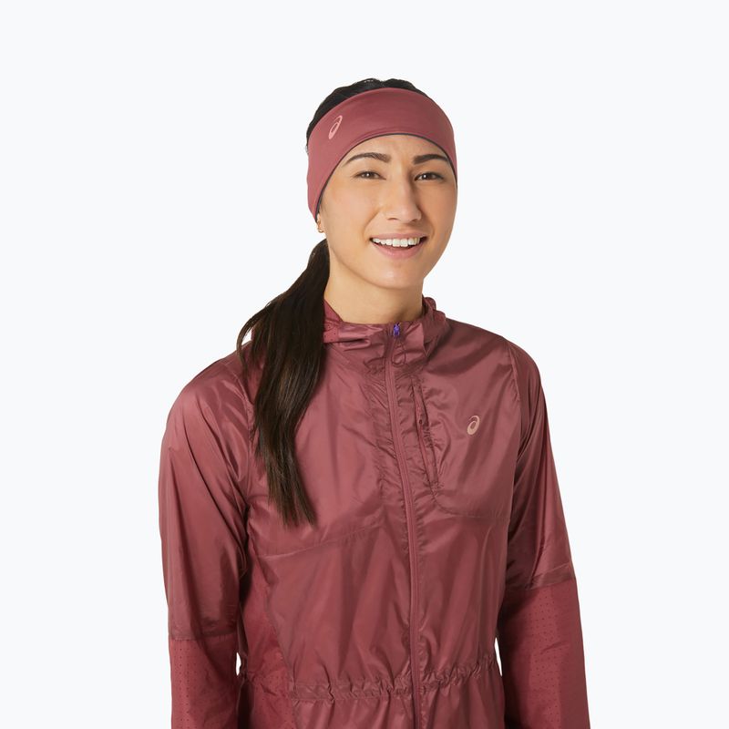 ASICS dámska čelenka Nagino brisket red/light granátová 5