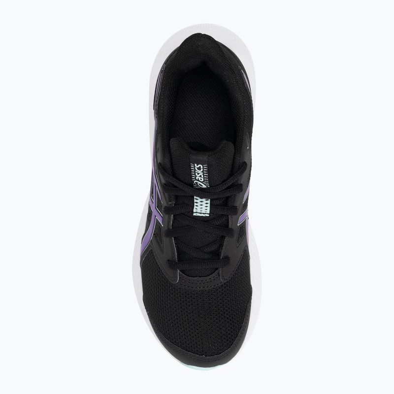 Detská bežecká obuv ASICS Jolt 4 GS black/cyber grape 7