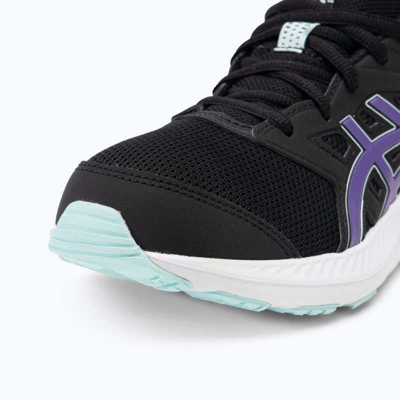 Detská bežecká obuv ASICS Jolt 4 GS black/cyber grape 9