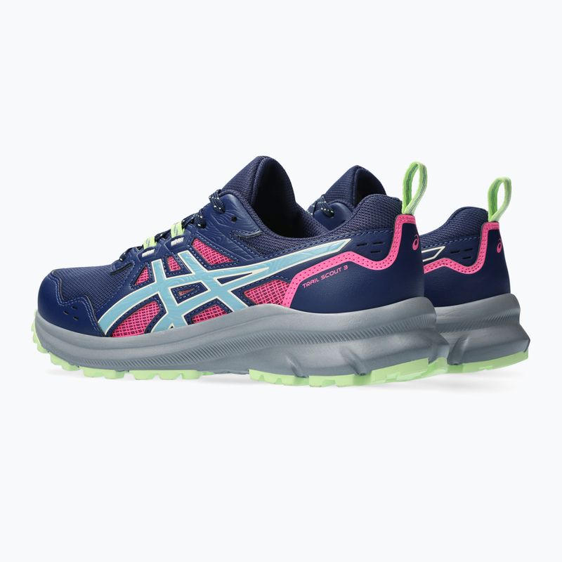 Dámska bežecká obuv ASICS Trail Scout 3 deep ocean/gris blue 14