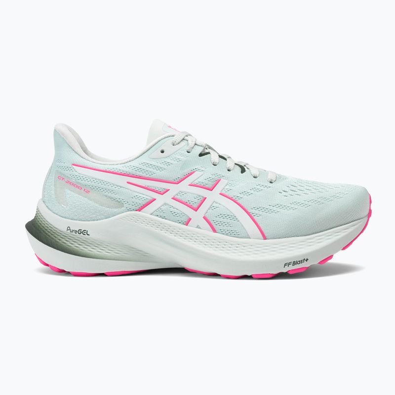 ASICS GT-2000 12 dámska bežecká obuv pure aqua/white 2
