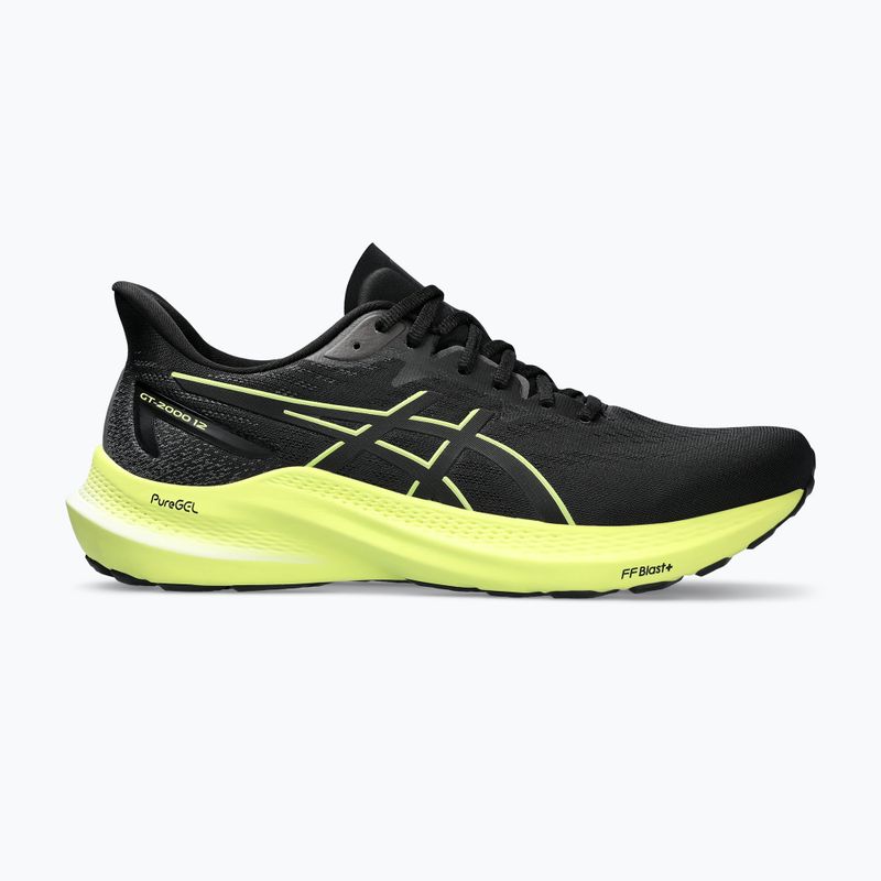 ASICS GT-2000 12 black/glow yellow pánska bežecká obuv 8