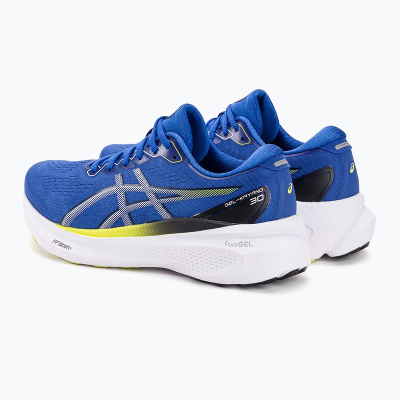 ASICS Gel-Kayano 30 pánska bežecká obuv illusion blue/glow yellow 3