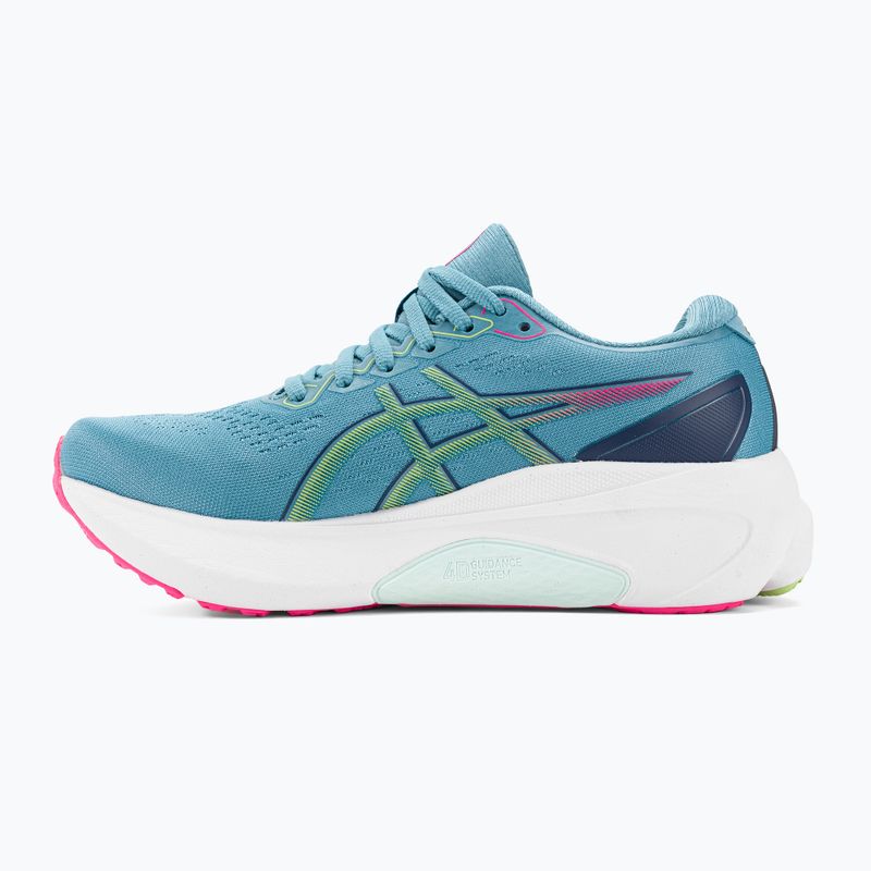 ASICS Gel-Kayano 30 dámska bežecká obuv gris blue/lime green 3