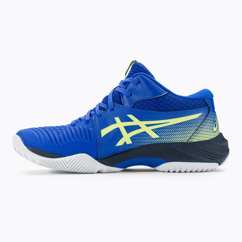 ASICS Netburner Ballistic FF MT 3 pánska volejbalová obuv illusion blue / glow yellow 11