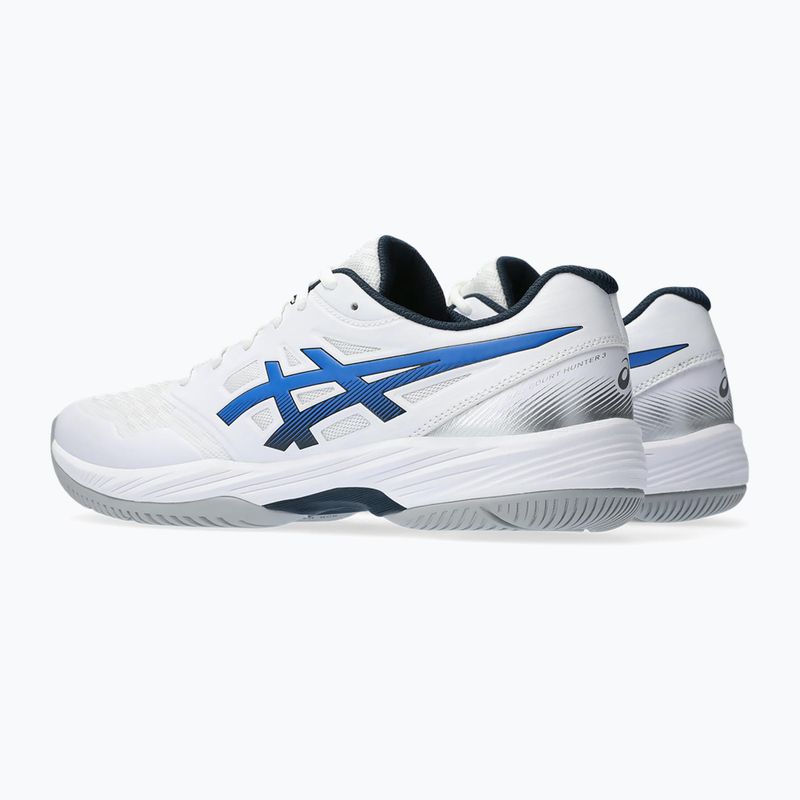 ASICS pánska squashová obuv Gel-Court Hunter 3 white / illusion blue 17