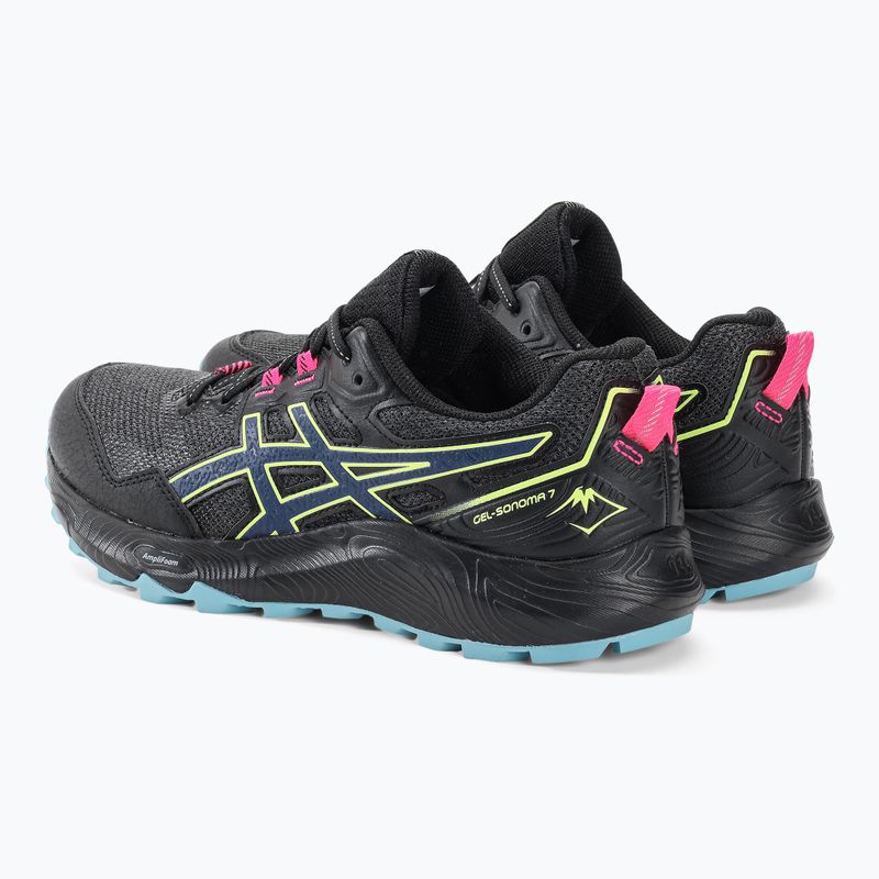 ASICS Gel-Sonoma 7 dámska bežecká obuv black/deep ocean 3