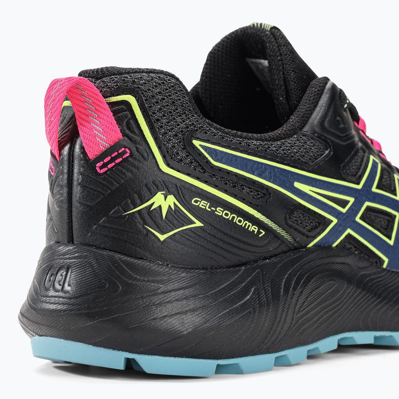 ASICS Gel-Sonoma 7 dámska bežecká obuv black/deep ocean 9