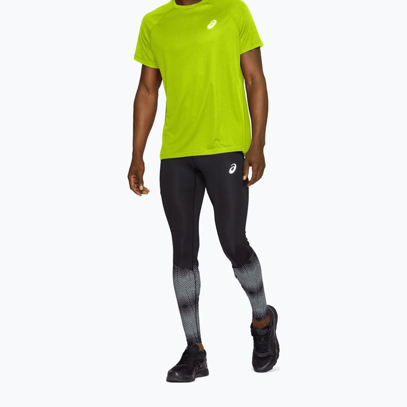 Pánske bežecké tričko ASICS Sport Run Top lime zest 2