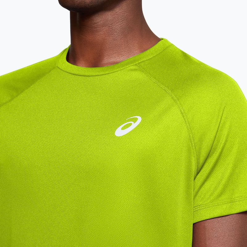 Pánske bežecké tričko ASICS Sport Run Top lime zest 3
