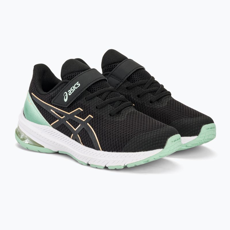 Detská bežecká obuv ASICS GT-1000 12 PS black/apricot crush 5
