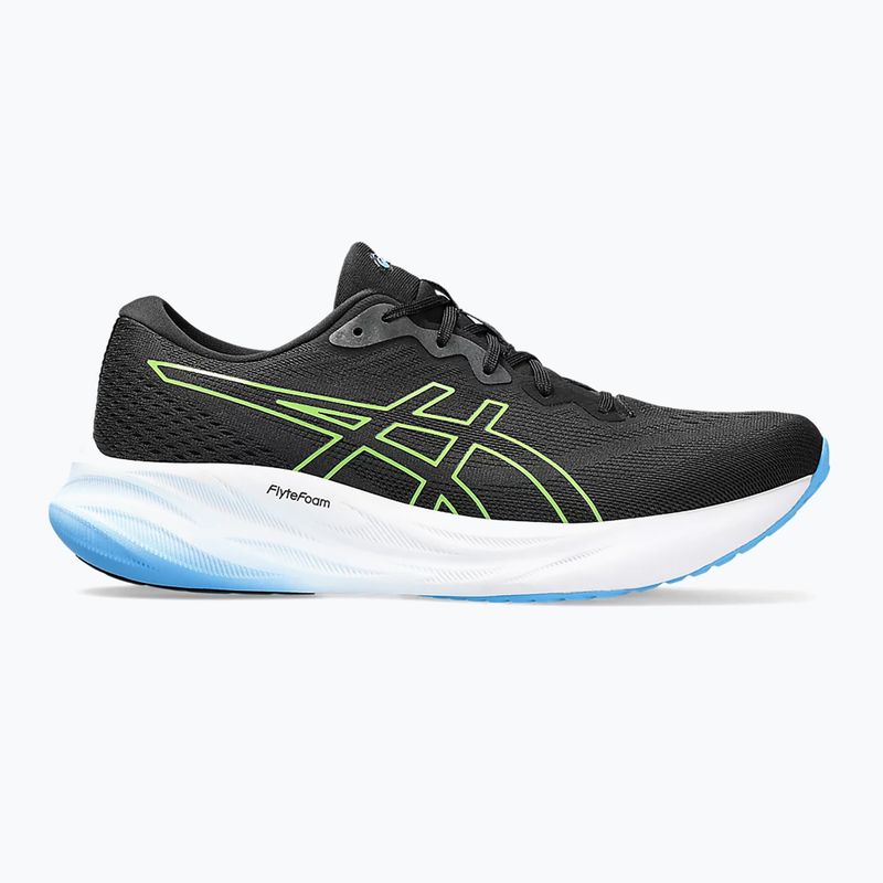 Pánska bežecká obuvASICS Gel-Pulse 15 black/electric lime 2
