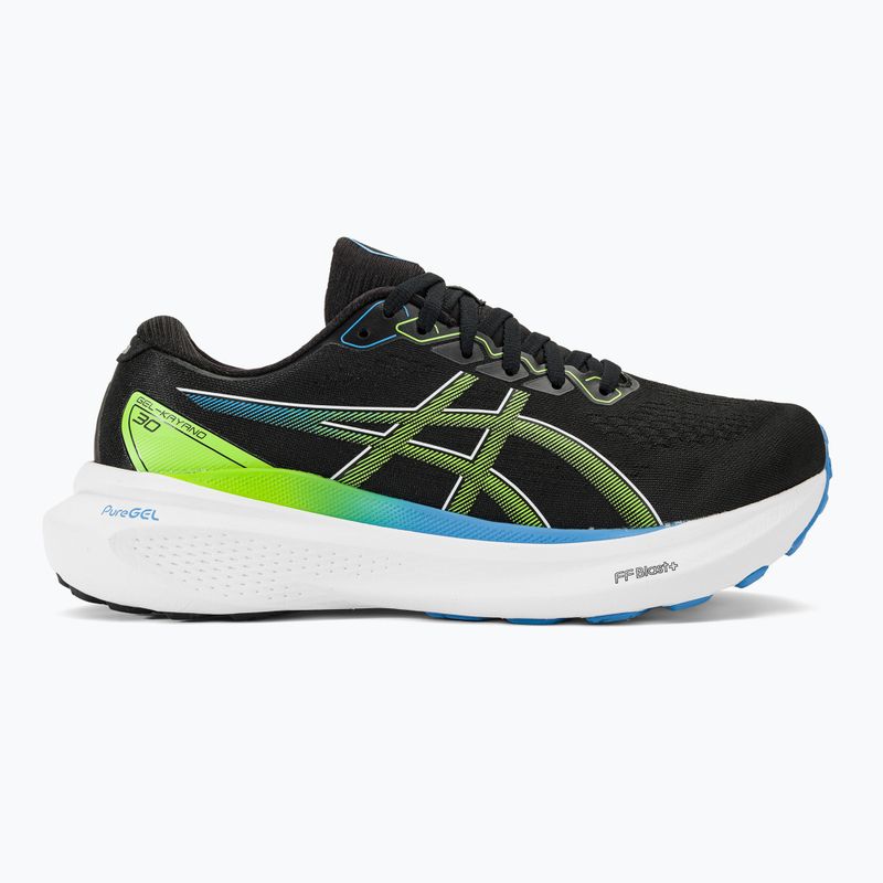 ASICS Gel-Kayano 30 pánska bežecká obuv black/electric lime 3