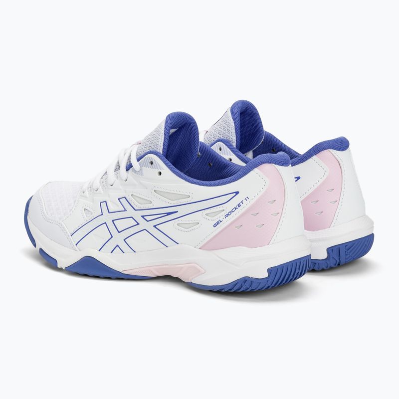 Dámska volejbalová obuv ASICS Gel-Rocket 11 white/sapphire 3