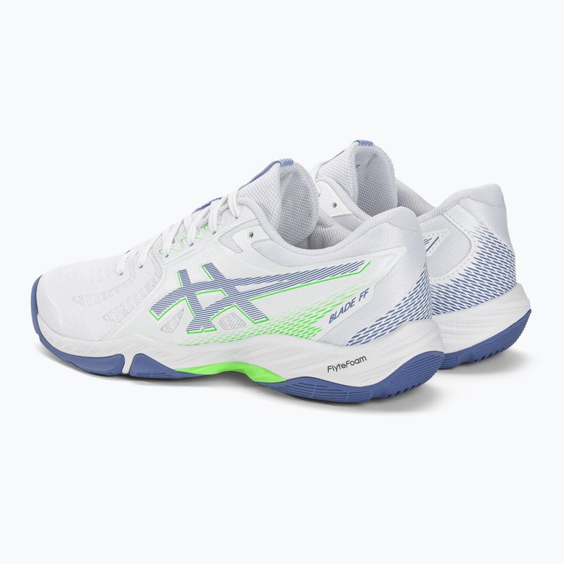 Pánska squashová obuv ASICS Blade FF white/denim blue 3